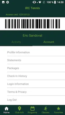 IRC Tennis android App screenshot 0